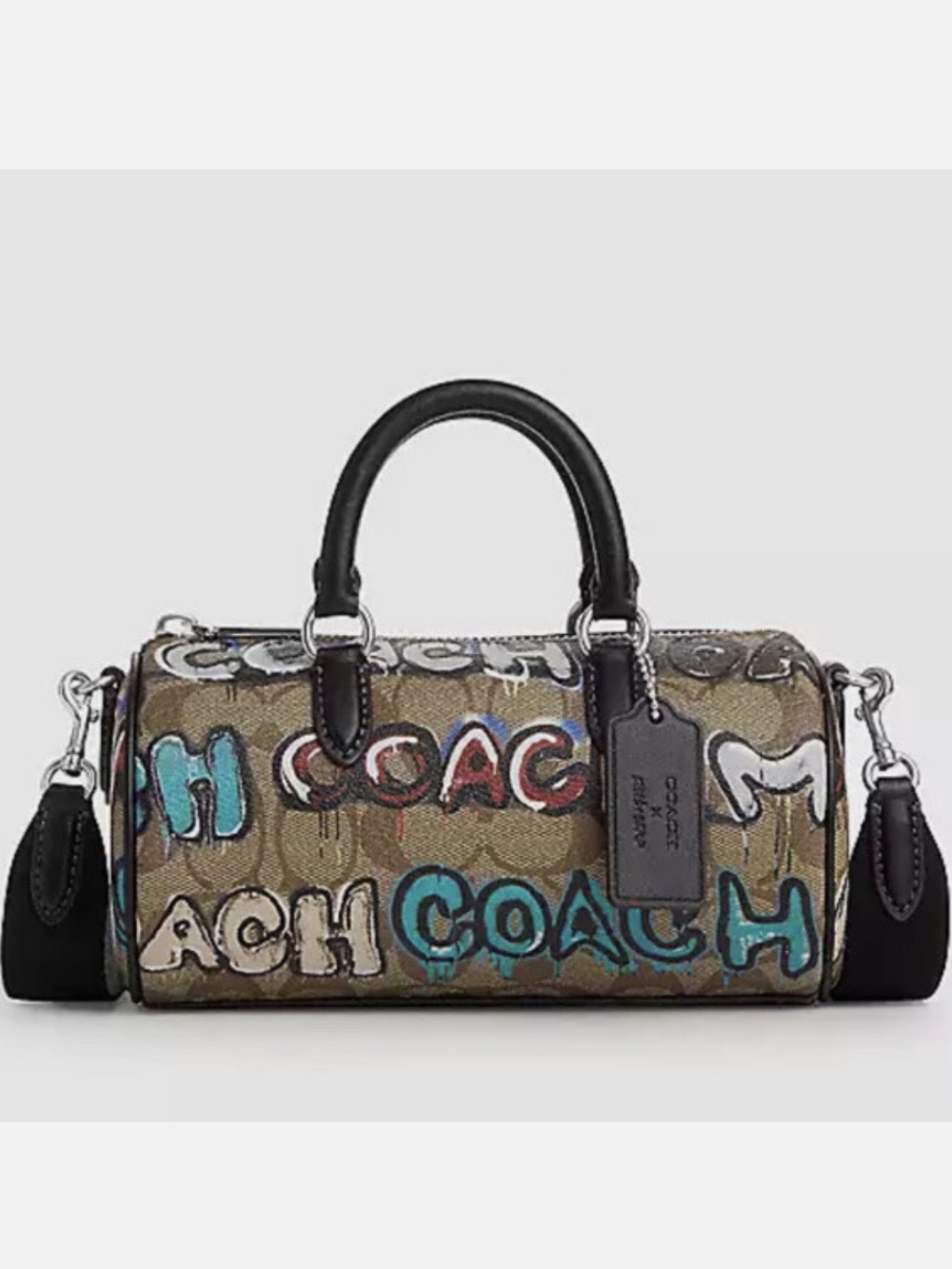 Coach X Mint + Serf Lacey Crossbody in Signature Canvas Graffiti Print Denim